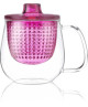 Kusmi Tea - Pink Pop Cup - Tea Mug With Infuser