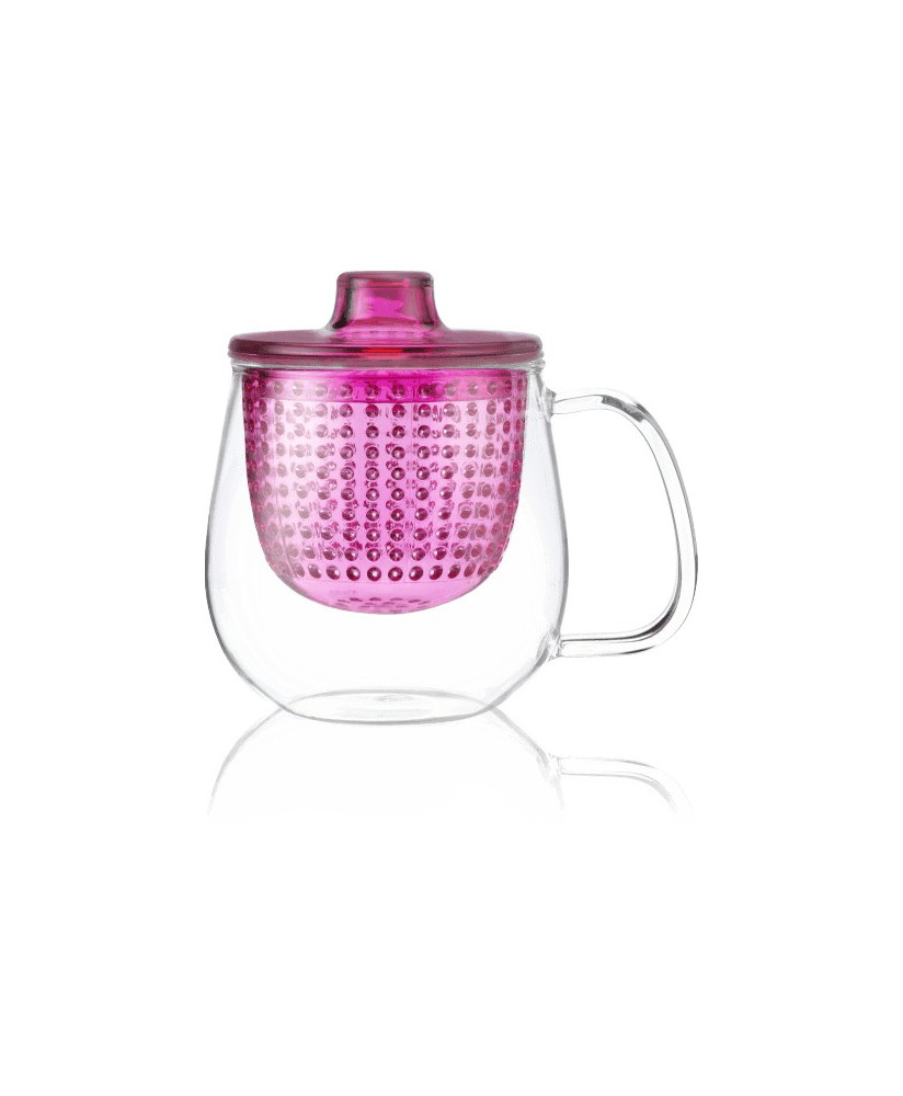 Kusmi Tea - Pink Pop Cup - Tea Mug With Infuser