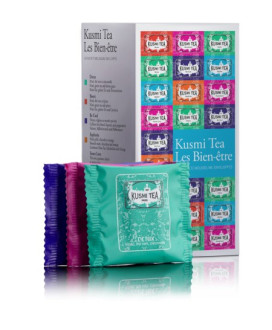 Shop online Wellness assortment. Wellness Blends Kusmi Tea in sachets. Tea French purifying quality teas. shop Kusmi