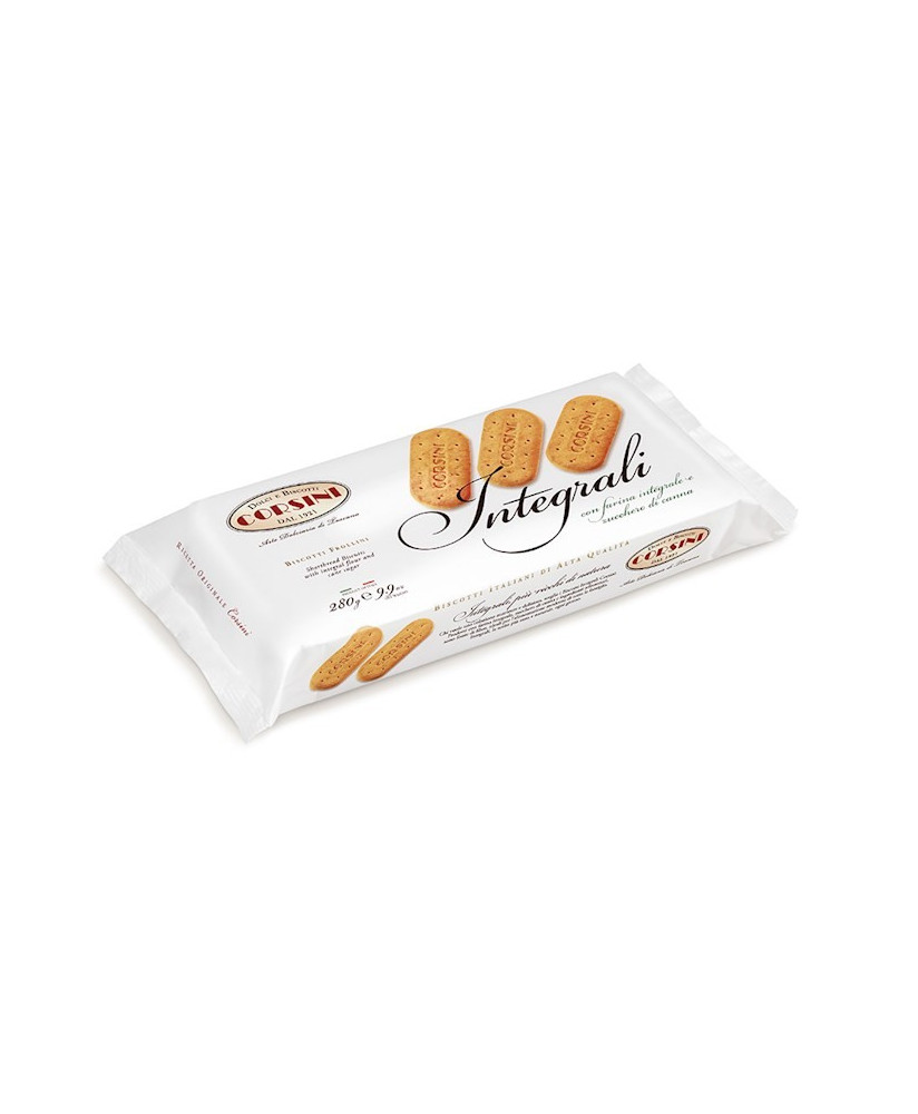 Shop online integral biscuits Corsini, Integral Oswego with brown sugar, Osvego Corsini with whole wheat flour.