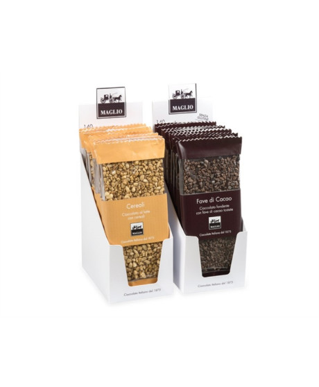 Vendita online tavolette di cioccolato Maglio Fondente e Fave di Cacao. Shop on line cioccolata fondente di qualita' Maglio. 