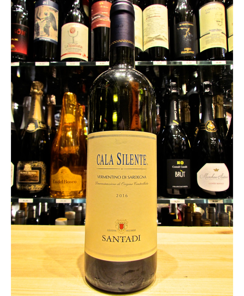 Vendita online vini bianchi Sardi Cantina Santadi, Cala Silente, Vermentino Superiore di Sardegna. Miglior prezzo on-line