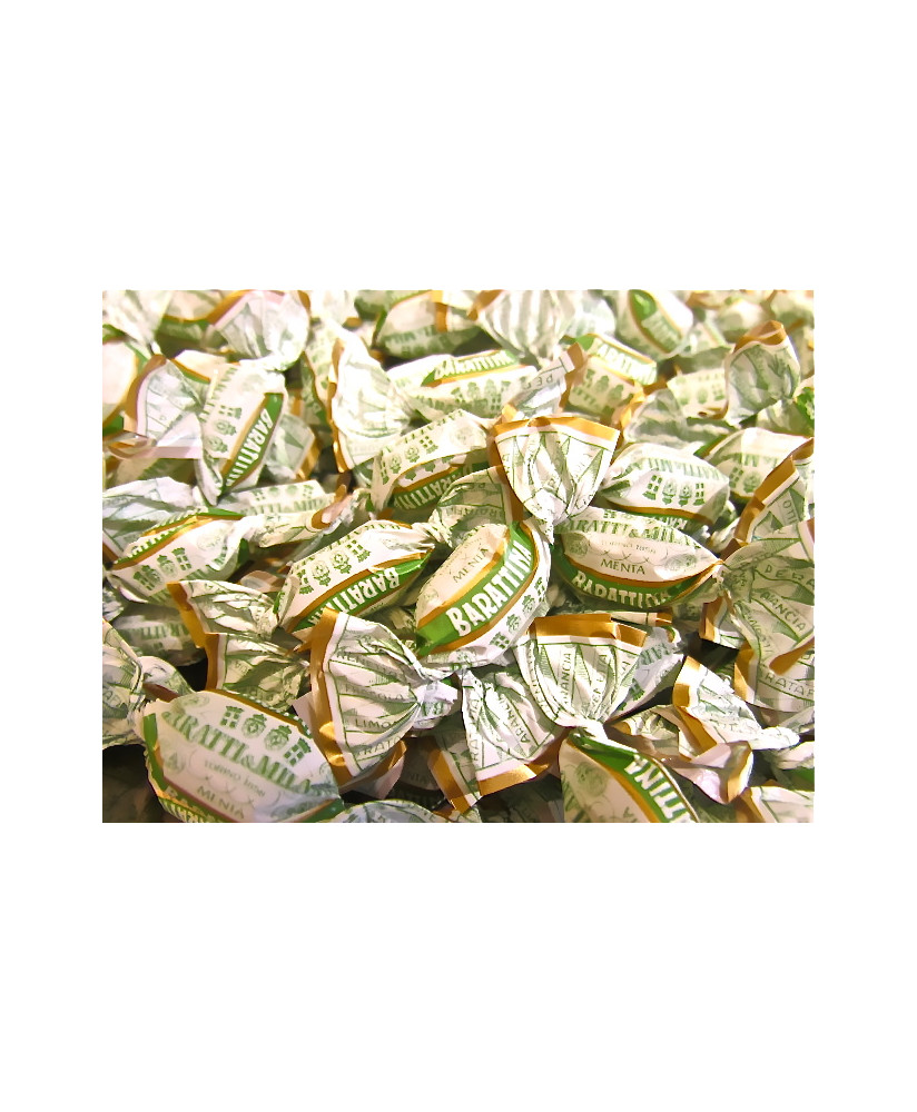Vendita online caramelle Baratti & Milano Barattine alla menta a € 12,00 al kg - Shop on line classiche caramelle Baratti e Mila