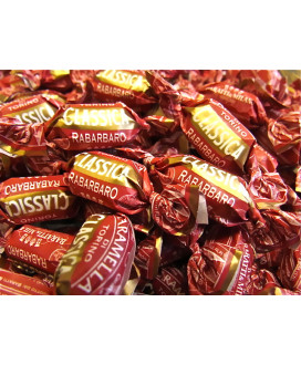 Vendita online caramelle Baratti & Milano al gusto di rabarbaro € 12,00 al kg - Classica, dure e al rabarbaro. Shop on line cara