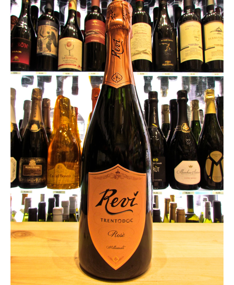 Vendita online Trento doc Revì Rosé millesimato. Shop on line miglior prezzo spumante trentino di qualità Revi