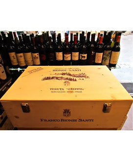 Vendita online verticale di annate Franco Biondi Santi, Brunello di Montalcino. Shop on line 12 bottiglie Biondi santi annate 20