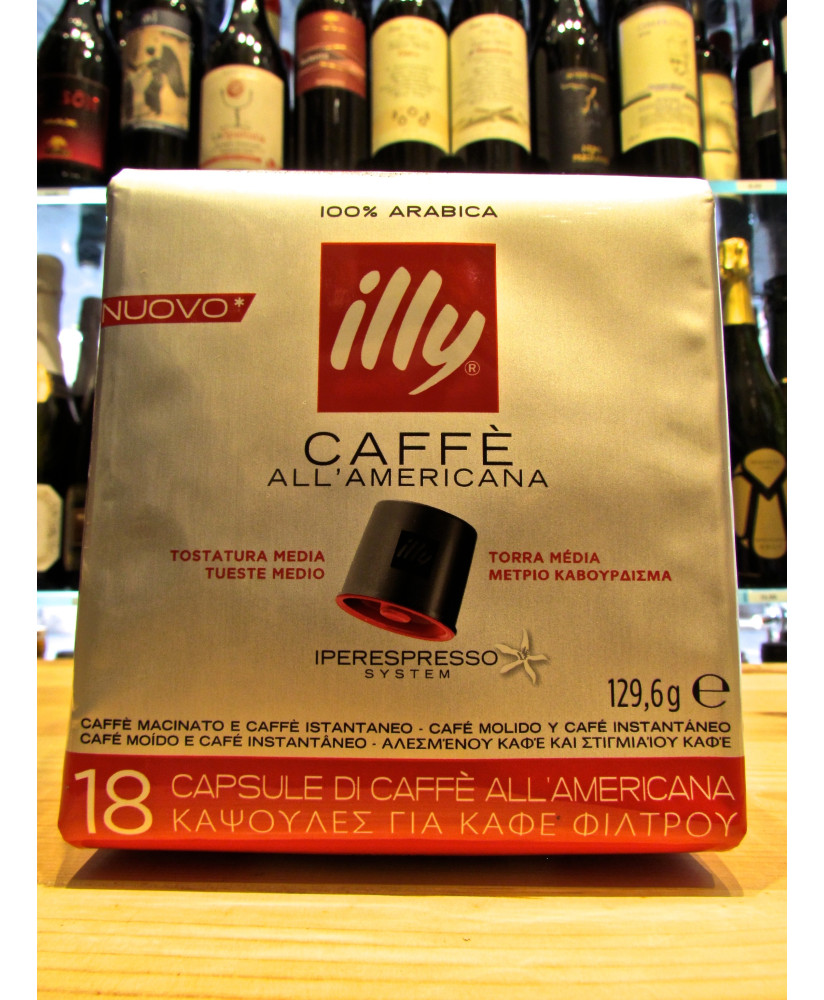 (3 CONFEZIONI) Illy Rosso - Caffè all' Americana - 54 Capsule - Tostatura Media - NOVITA'