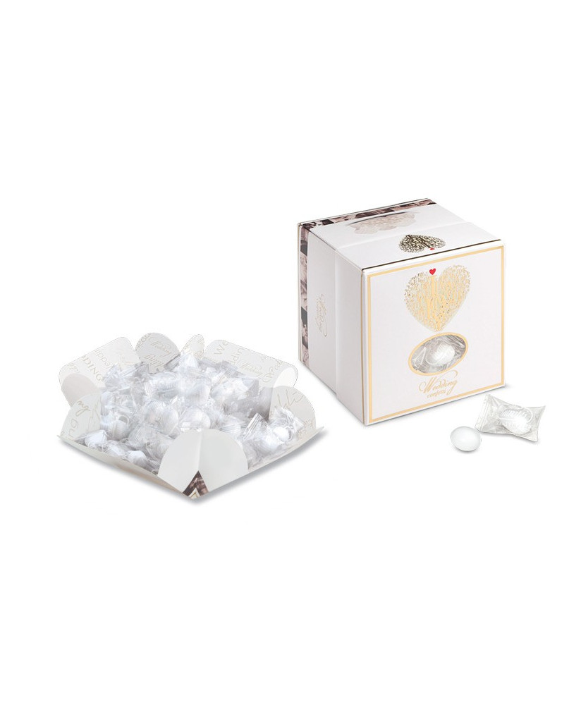 Buratti - Wedding Sugared Almonds - White - 500g