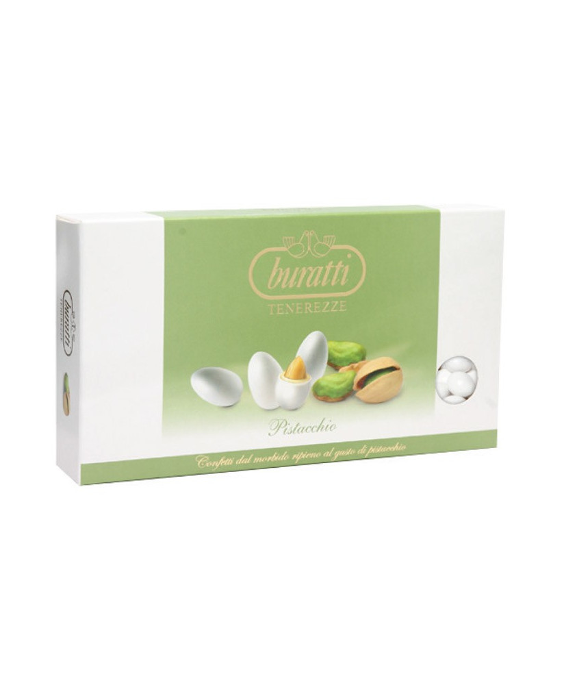 Confetti Buratti Tenerezze al Pistacchio vendita online. Shop on-line confetti gusto pistacchio