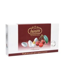 Buratti Italian Sugared Almonds Tenerezze online sales. Buy online assorted dragees Black Cherry taste