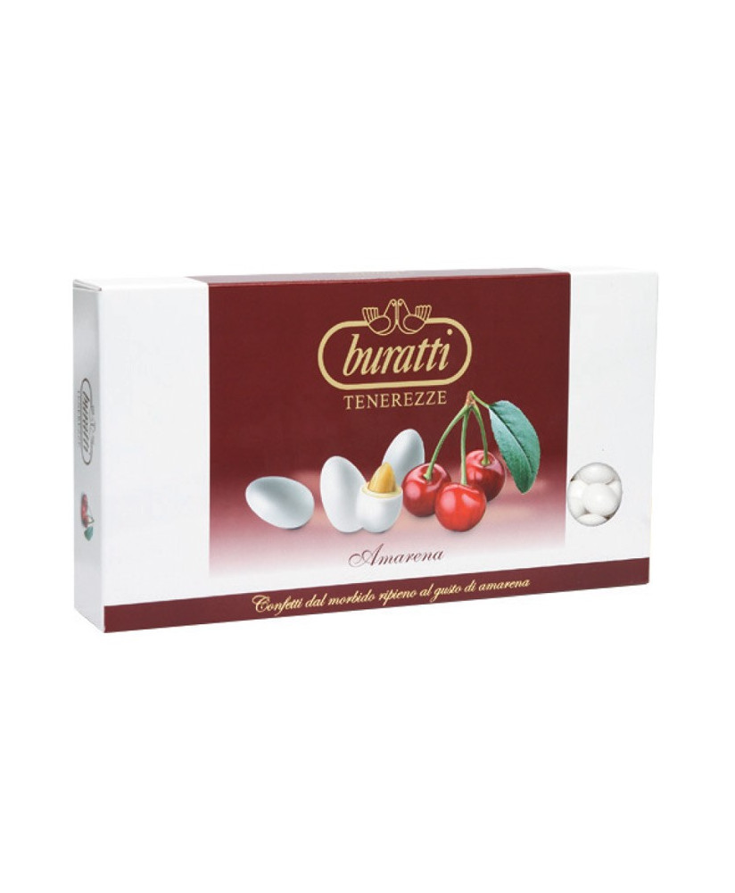 Confetti Buratti Tenerezze all' Amarena vendita online. Shop on-line confetti gusto Amarena