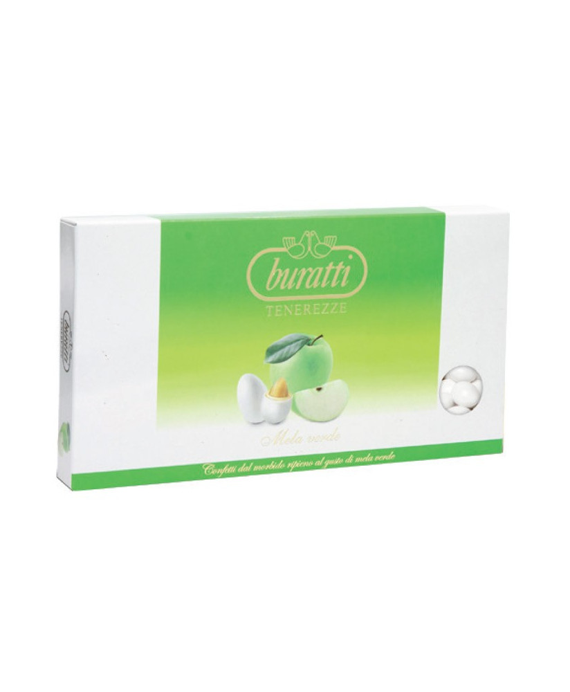 Buratti - Sugared Almonds - Green Apple Taste - 500g