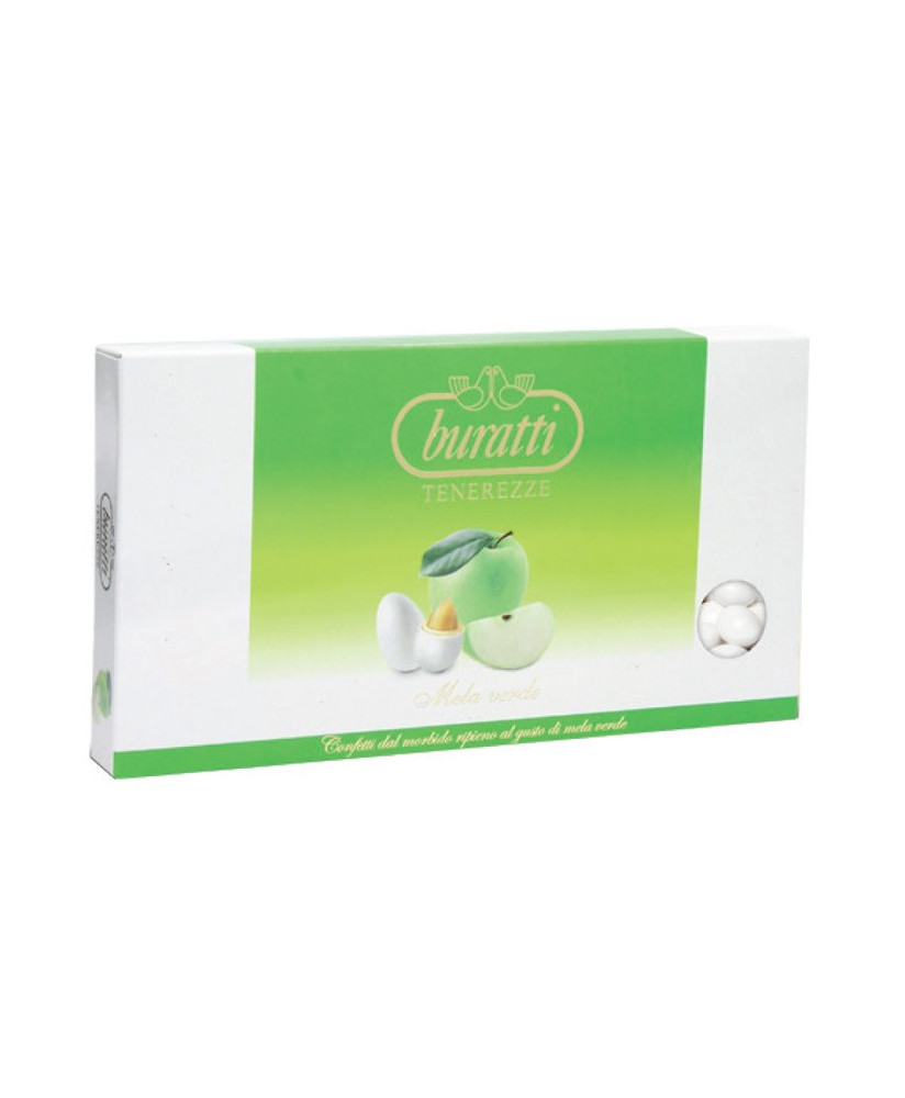 Confetti Buratti Tenerezze alla mela verde vendita online. Shop on-line confetti gusto mela verde