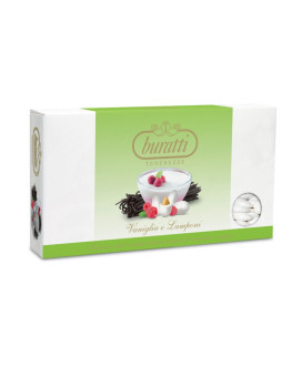 Buratti Italian Sugared Almonds Tenerezze online sales. Buy online assorted dragees Vanilla and Raspberry  taste