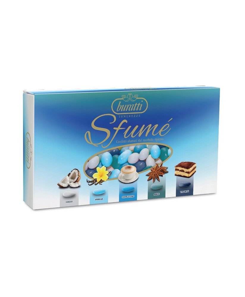 Buratti - Sugared Almonds - Sfumé Blue - 1000g