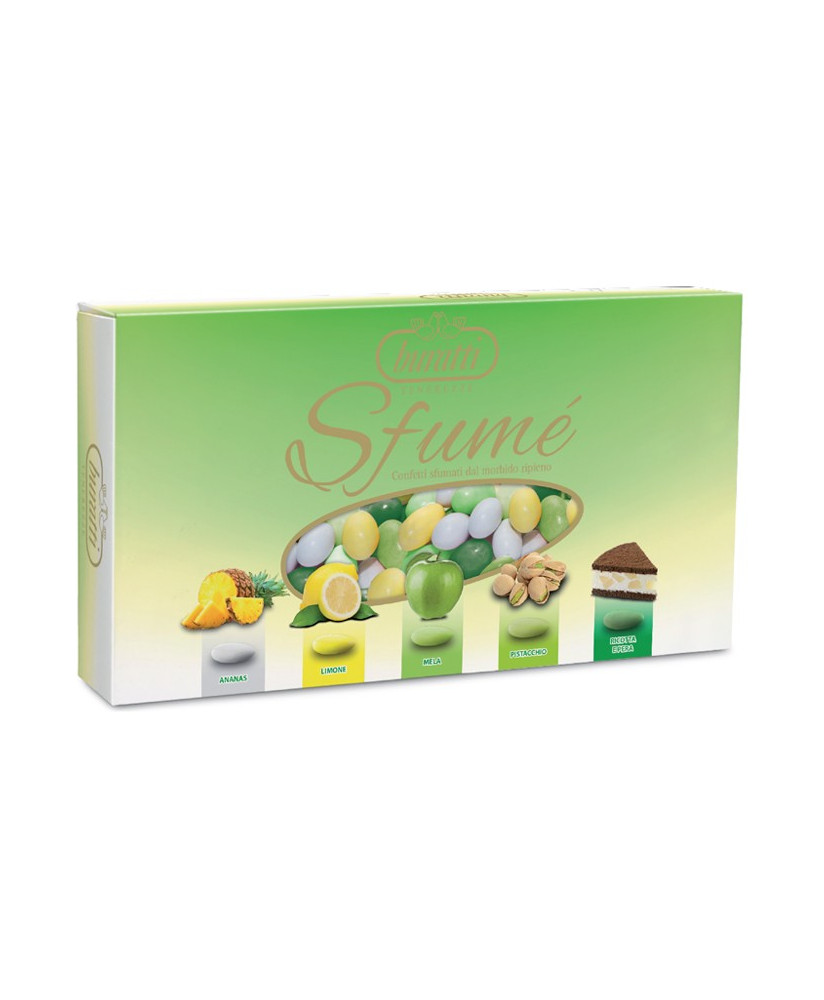 Confetti Buratti Tenerezze Sfumé Verdi assortiti vendita online. Shop on-line confetti sfumati colorati