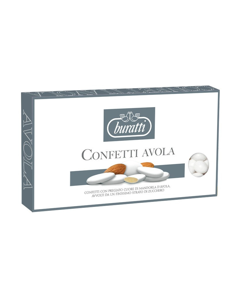 Confetti Buratti alla mandorla di avola vendita online. Shop on-line confetti avola