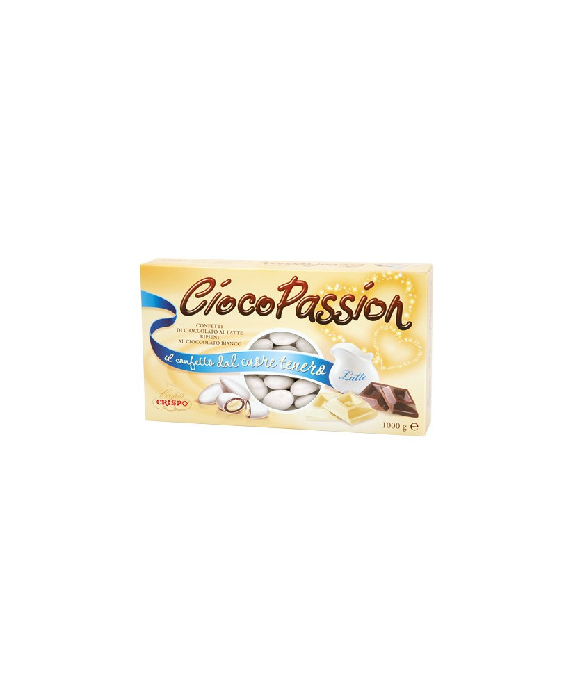 Vendita online confetti ripieni Ciocopassion Crispo scatola da 1000g. Shop on-line confetti Cioco Passion di cioc
