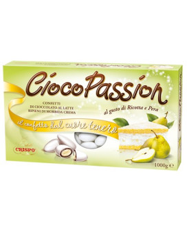 Vendita online confetti ripieni di Ricotta e Pera Ciocopassion Crispo scatola da 1000g. Shop on-line confetti Cio