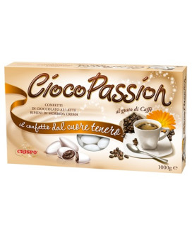 Vendita online confetti ripieni gusto Caffe' Ciocopassion Crispo scatola da 1000g. Shop on-line confetti Cioco Pa