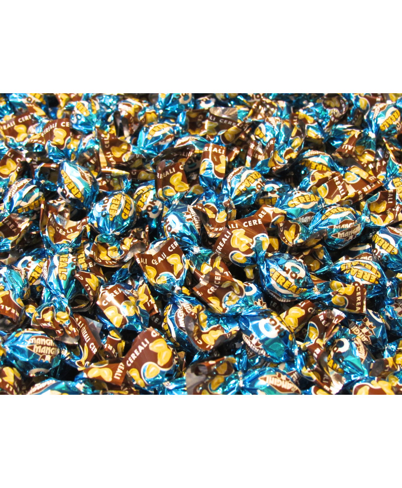 Mangini, Cereale ricoperto di cioccolato al latte a € 20,00 al kg. Vendita online Perla di Cioccolato Fondente, all