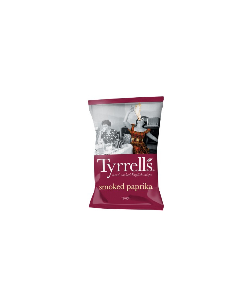 Tyrrels - Paprika Seasoned Potato Crisps -150g