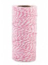 Cupido & Company - Two-Tone Ribbon Pink and White - 100mt