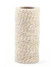 Cupido & Company - Nastro Bicolore Beige e Bianco - 100mt