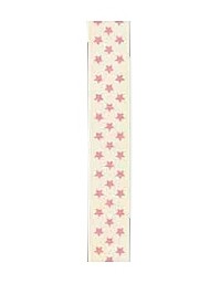 Cupido & Company - Ribbon with Pink Stars - 50mt