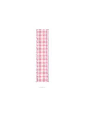 Cupido & Company - Pink squared Ribbon - 50mt