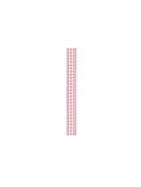 Cupido & Company - Pink squared Ribbon - 50mt