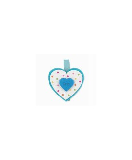 Cupido & Company - Light Blue Heart Clothespin