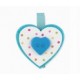 Cupido &amp; Company - 12 Light Blue Heart Clothespins