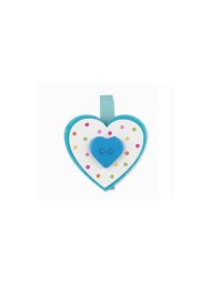 Cupido & Company - 24 Light Blue Heart Clothespins