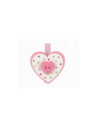 Cupido & Company - Pink Heart Clothespin