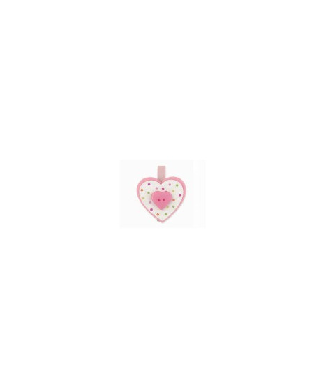 Cupido & Company - 24 Pink Heart Clothespins