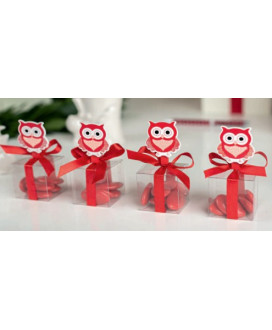 Cupido & Company - 12 Red Owl Clothespins