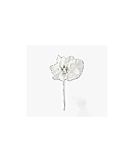Cupido & Company - 12 Fabric White Flowers