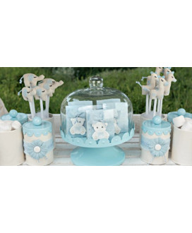 Vendita online accessori Cupido. Shop on-line accessori per bomboniere azzurri. Vendita online oggettistica per bomboniere.