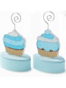 Cupido & Company - Cupcake PortaConfetti Azzurro