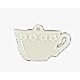 Cupido &amp; Company - 5 Porcelain White Cups