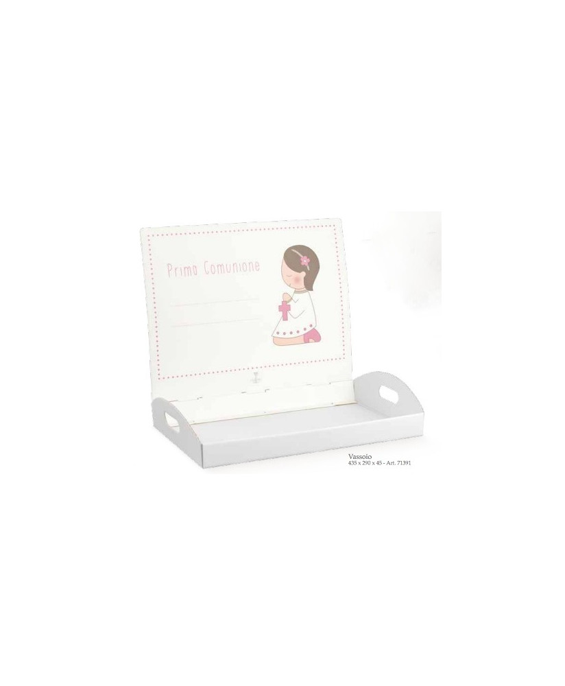 Shop online tray for baptism and communion. Online sale accessories for wedding favors.
