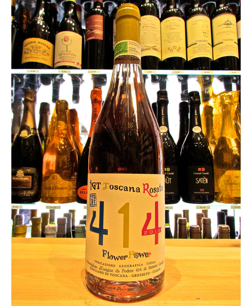 Online shop italian wine Podere 414 - Roos Igt Flower Power, quality Tuscan wine at the best price. Online rosé wines shop