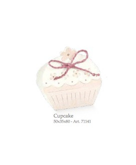 Cupido & Company - 10 CupCake Boxes Pink With Ribbon
