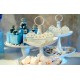 Cupido &amp; Company - 10 CupCake Boxes Light Blue With Ribbon