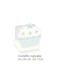 Cupido & Company - 5 Light Blue Cupcake Cardboard