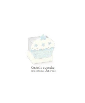 Cupido & Company - 5 Light Blue Cupcake Cardboard