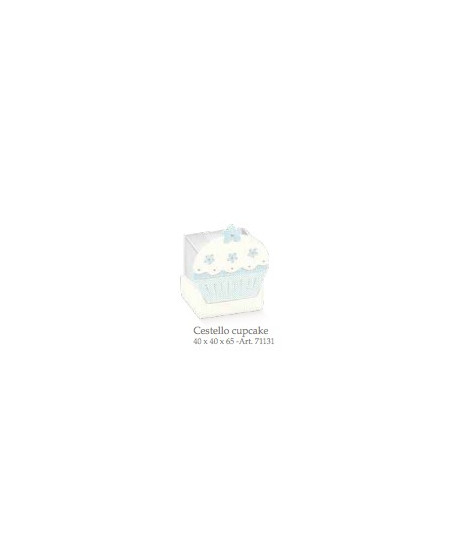 Cupido & Company - 5 Light Blue Cupcake Cardboard