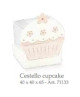 Cupido & Company - 5 Pink Cupcake Cardboard
