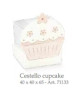 Cupido &amp; Company - 5 Pink Cupcake Cardboard